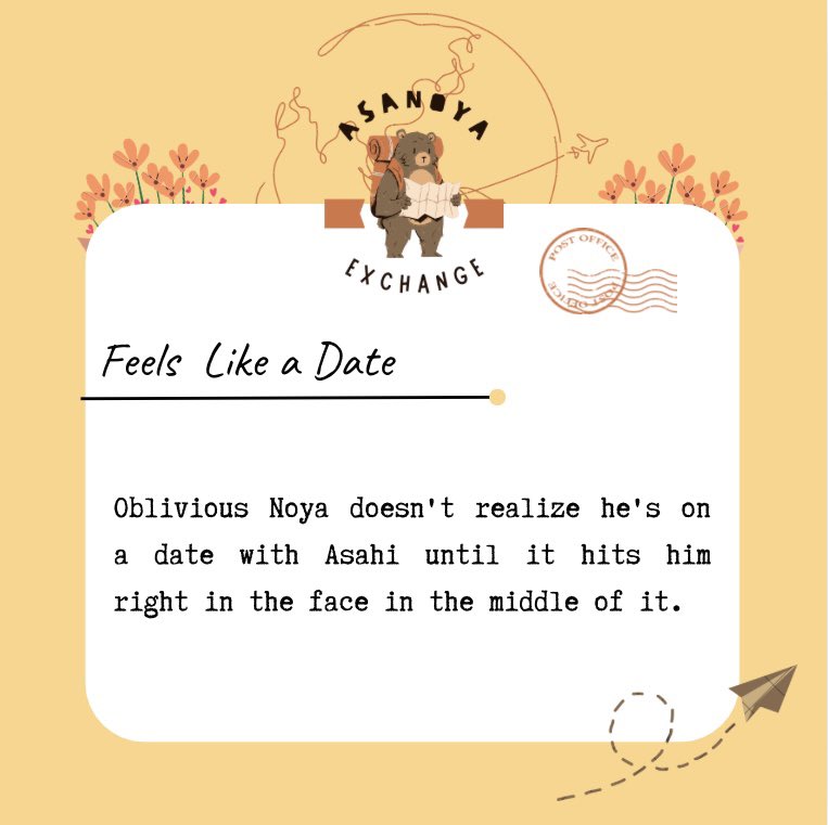 🧸 Feels Like a Date
⚡️ for <a href="/daemmerung89/">morgendaemmerung89</a> 
🧸 Rated G
⚡️Art | Getting Together, First Dates

archiveofourown.org/works/71228206
