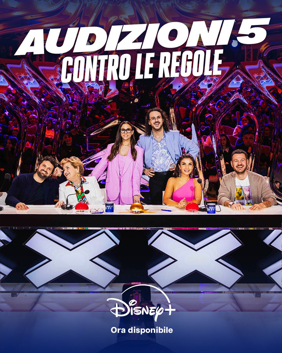 I giudici di #IGT hanno terminato i Golden Buzzer...o forse no? 😮
La quinta puntata è ORA DISPONIBILE su <a href="/DisneyPlusIT/">Disney+ IT</a>