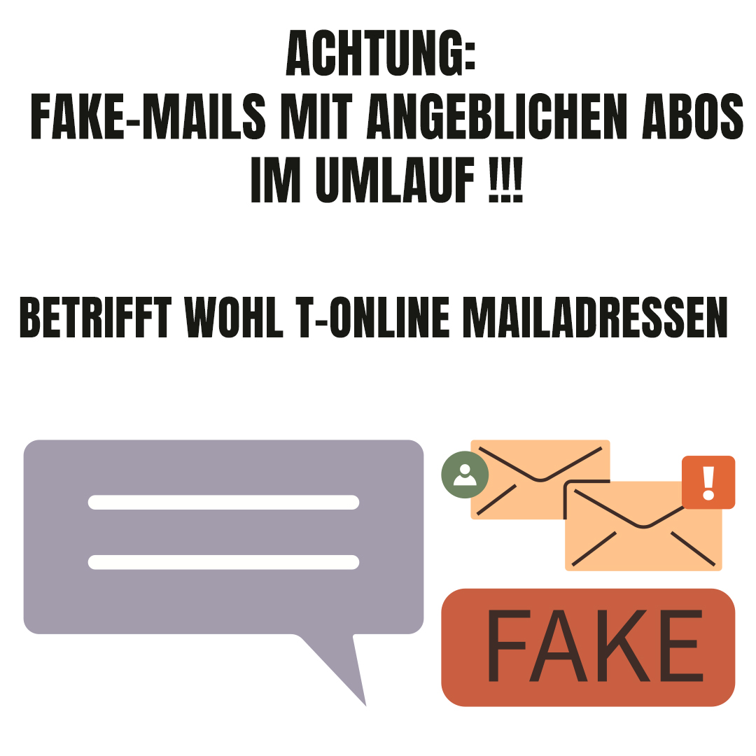 Hallo,

unser Technik-Team bekommt in den letzten Tagen vermehrt Zusendungen von verärgerten Mailempfängern (<a href="/t/">Tantek</a>-online.de). Hierin wird über ein angebliches ABO berichtet dass sie bei uns abgeschlossen hätten… und wenn sie auf beenden klicken kommt: 

instagram.com/p/DPUBKmECNvf/