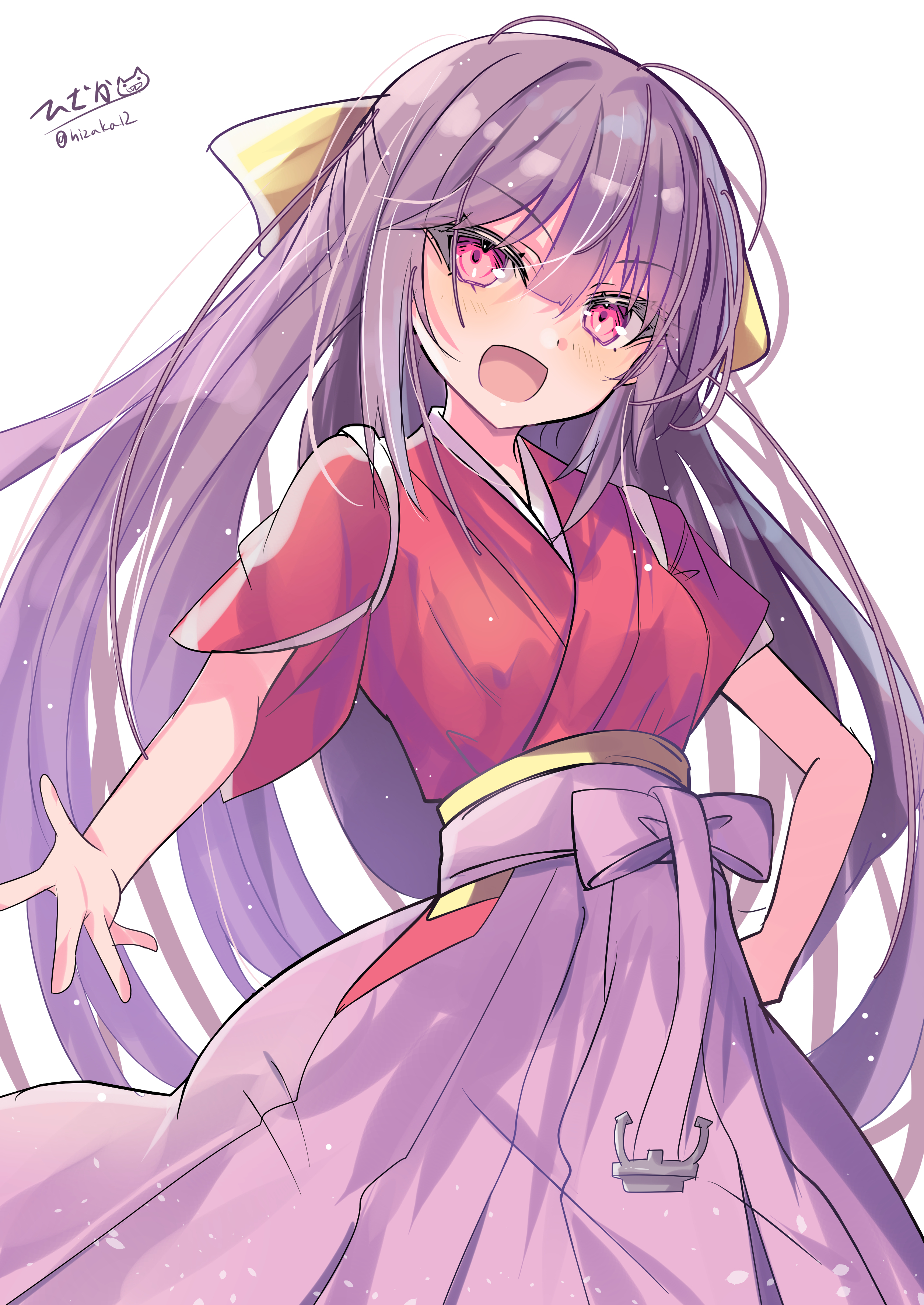 絵画　「緋のひびき」 ひざか@skeb受付中＆お仕事募集中 on X: 