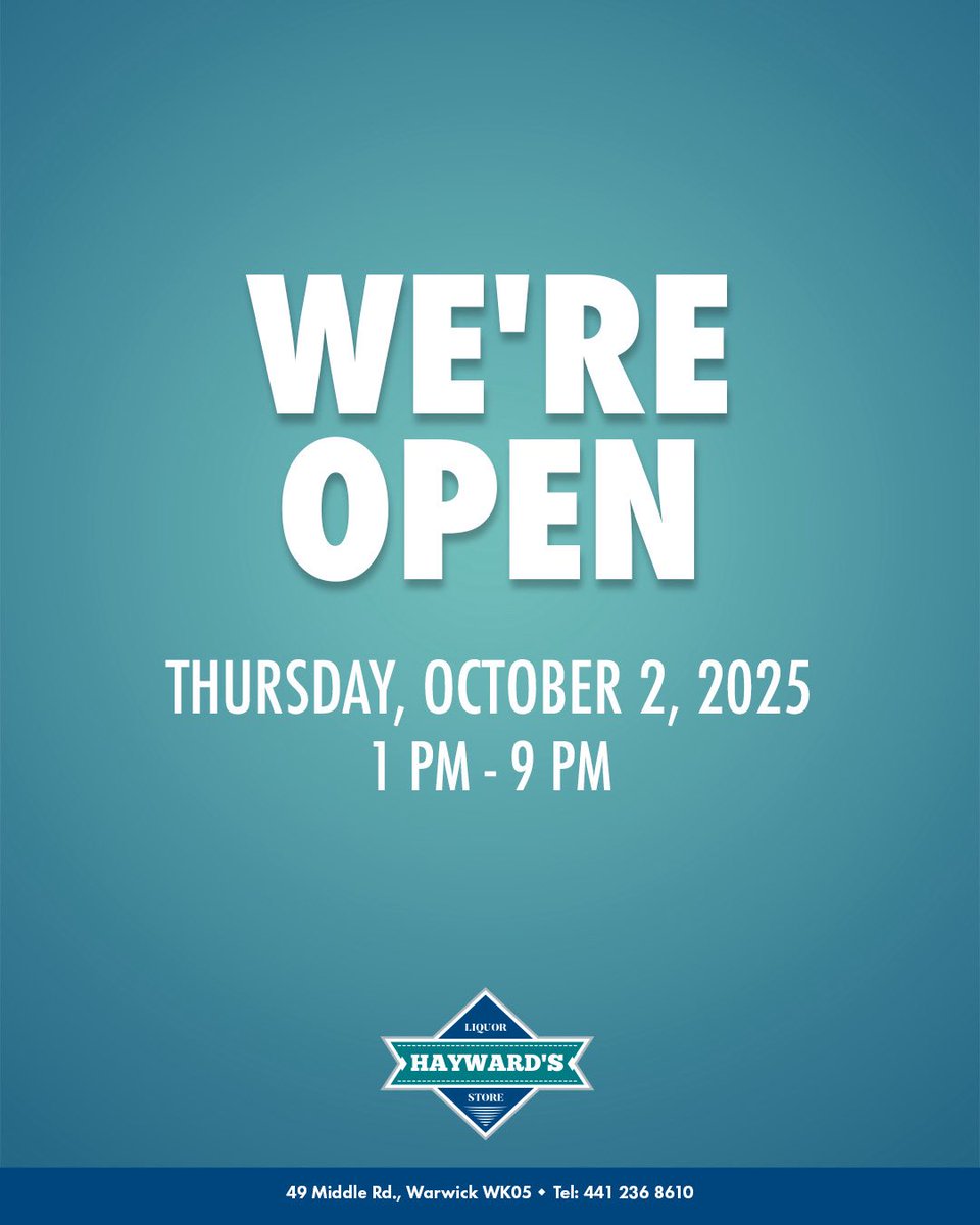 WE’RE OPEN POST IMELDA #HaywardsLiquorStore