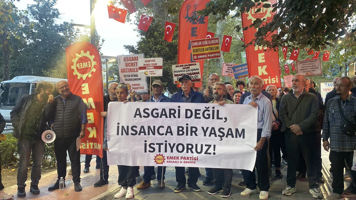 ABD’li finans tekelleri Türkiye’deki asgari ücret için yüzde 20 zam öngörüyor!
Saray rejiminin sermayenin çıkarlarını korumak için milyonlarca emekçiye dayattığı bu sefalet düzenini hep birlikte yıkalım!
Asgari değil insanca bir yaşam için birleşelim!