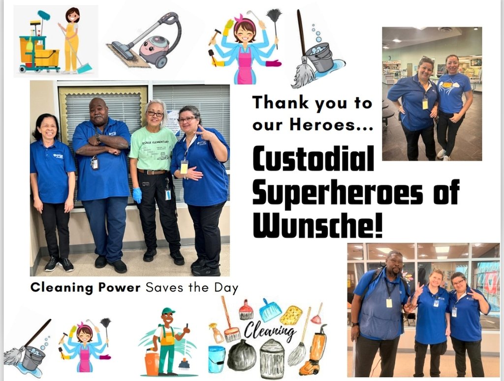 Carl Wunsche Sr. High School (@cwhs_springisd) on Twitter photo Happy #NationalCustodianDay to our <a href="/cwhs_springisd/">Carl Wunsche Sr. High School</a> Custodial Team! Thank you for your dedication and for keeping our school safe, clean and a welcoming environment for everyone. 🎉🎉👏👏 Happy #NationalCustodianDay to our <a href="/cwhs_springisd/">Carl Wunsche Sr. High School</a> Custodial Team! Thank you for your dedication and for keeping our school safe, clean and a welcoming environment for everyone. 🎉🎉👏👏