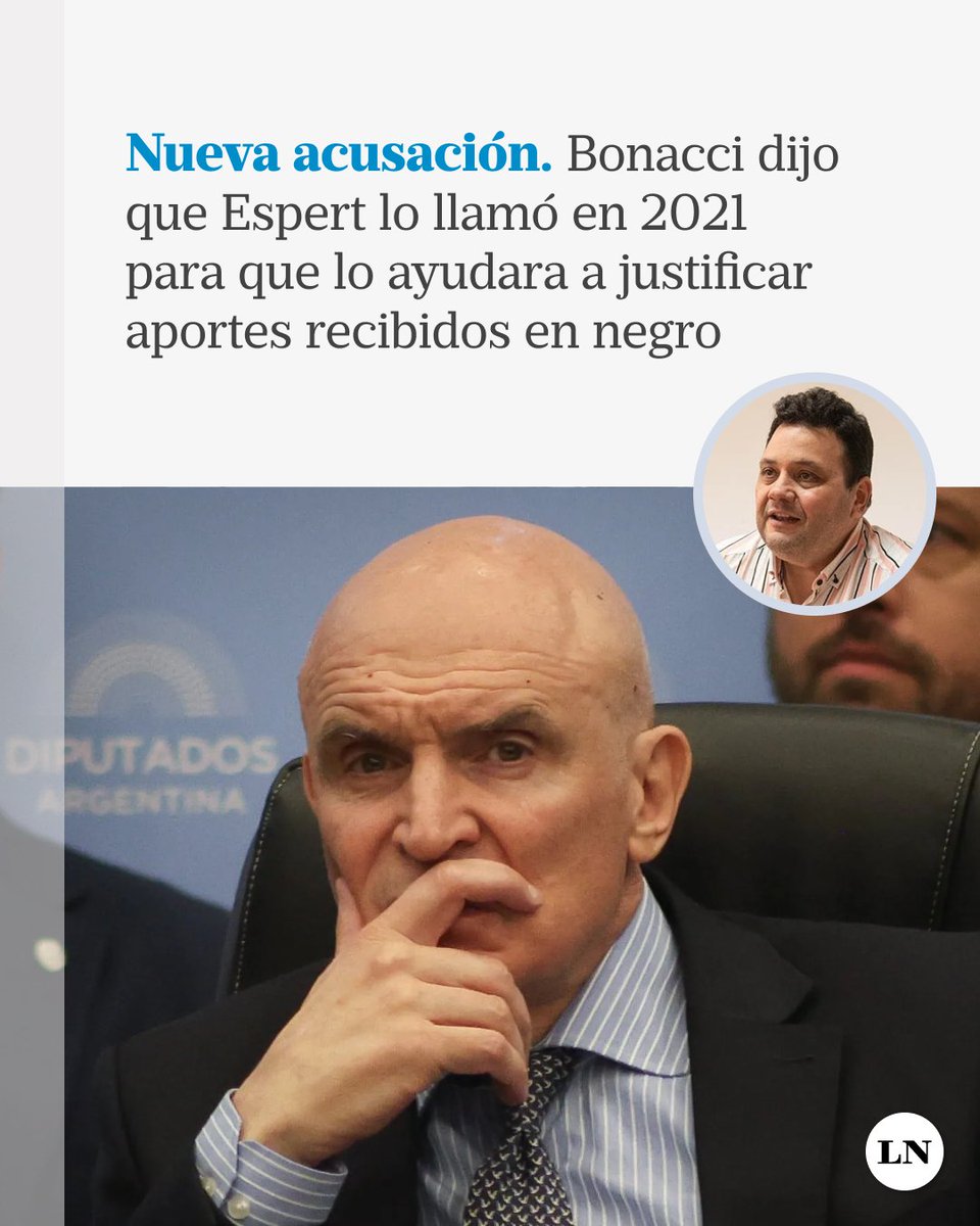 LANACION's tweet photo. El presidente del partido Unite, que el libertario usó para postularse en 2019, también dijo que apoderados de esa campaña le propusieron una cena para blanquear US$400.000 https://t.co/2r9BxmIn2N https://t.co/uhbfSno2ym