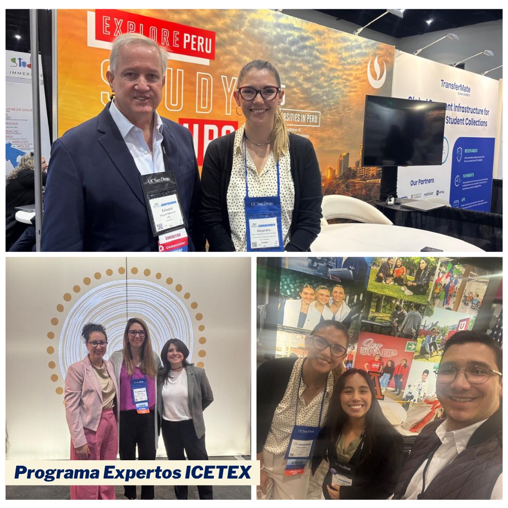 🌎🤝 Presencia internacional en NAFSA: nuestra directora de Relaciones Internacionales, Alejandra González, representando a la institución en el mayor encuentro global de educación.
Con el apoyo de ICETEX, seguimos abriendo puertas al mundo. ✨