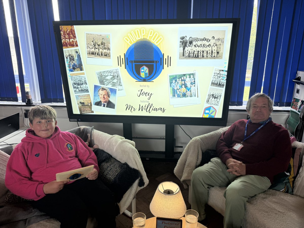 portmeadp's tweet photo. Year 6 hosted their very first Podcast today with Mr Williams - former Headteacher at Portmead. The children generated and asked some insightful questions that helped us gain a deeper understanding of Portmead in the past! 
Keep your eyes out for the first pod🎙️ #pmdpy6 #pmdpdcf https://t.co/USvuVRrRwv