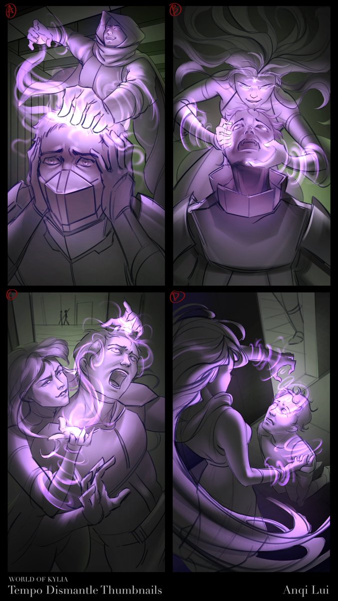 💜 Tempo Dismantle

A card I had the opportunity to illustrate for World of Kylia last year!! So excited to finally be able to share it.

Thanks to my AD Collin Ha (:

#worldofkylia #cardart #illustration