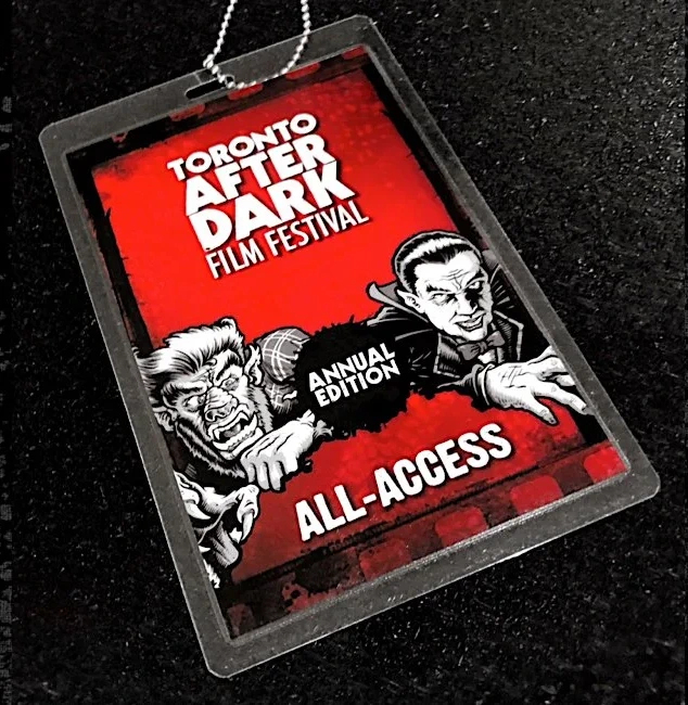 sinistervibe's tweet photo. After a year hiatus, Toronto After Dark Film Festival is back! It’s so bittersweet with the untimely passing of founder Adam Lopez. I’m sure he would want it to continue. He loved his cinemaniacs. Proud to be one. Adam reignited my love of genre cinema. Thx Adam!  #tadff https://t.co/lKNEsWpNdw