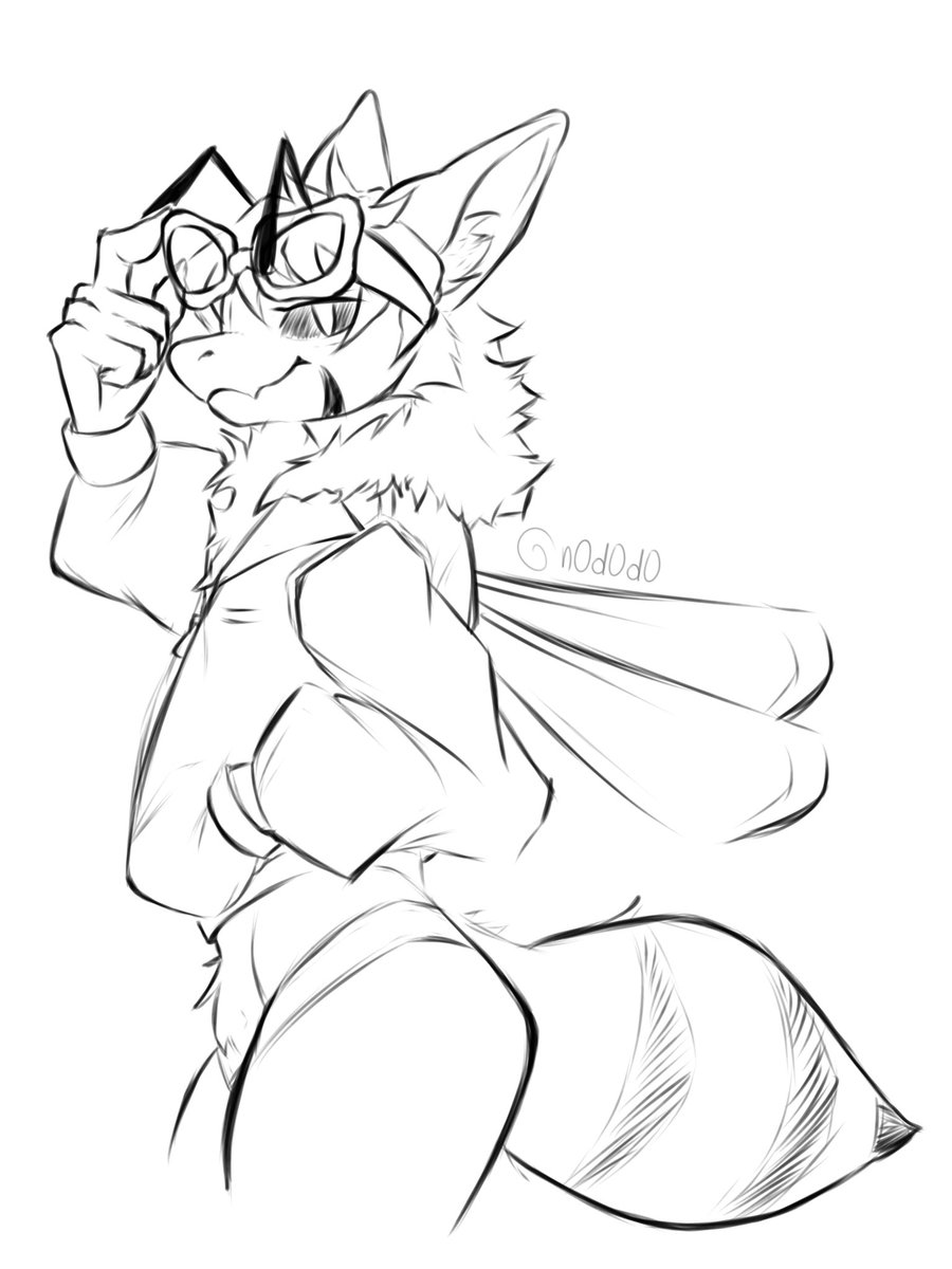 n0d0d0's tweet photo. Bee doodle 

#furryartwork #furry #bee #art https://t.co/OsjsVsND3u