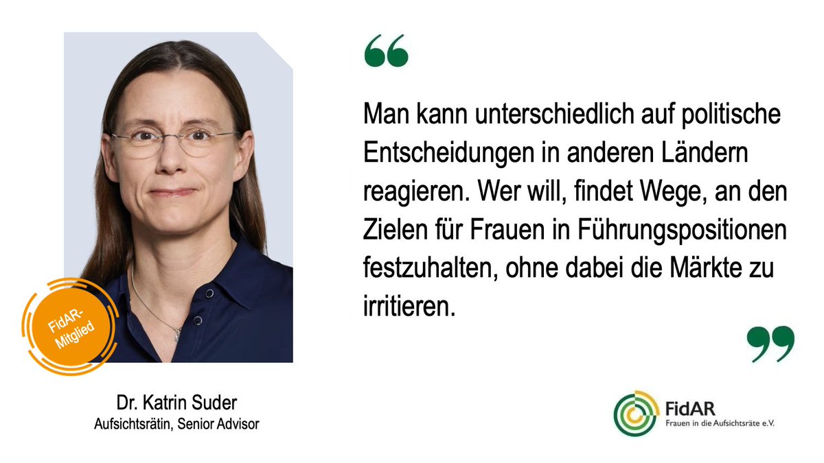 Einige Unternehmen nutzen die politische DEI-Debatte in den USA, um eigene Ziele zur Teilhabe von Frauen stillschweigend zu streichen. Andere halten bewusst dagegen. Hier wird deutlich, wer es ernst meint mit der #Gleichstellung von #FrauenInFührung.