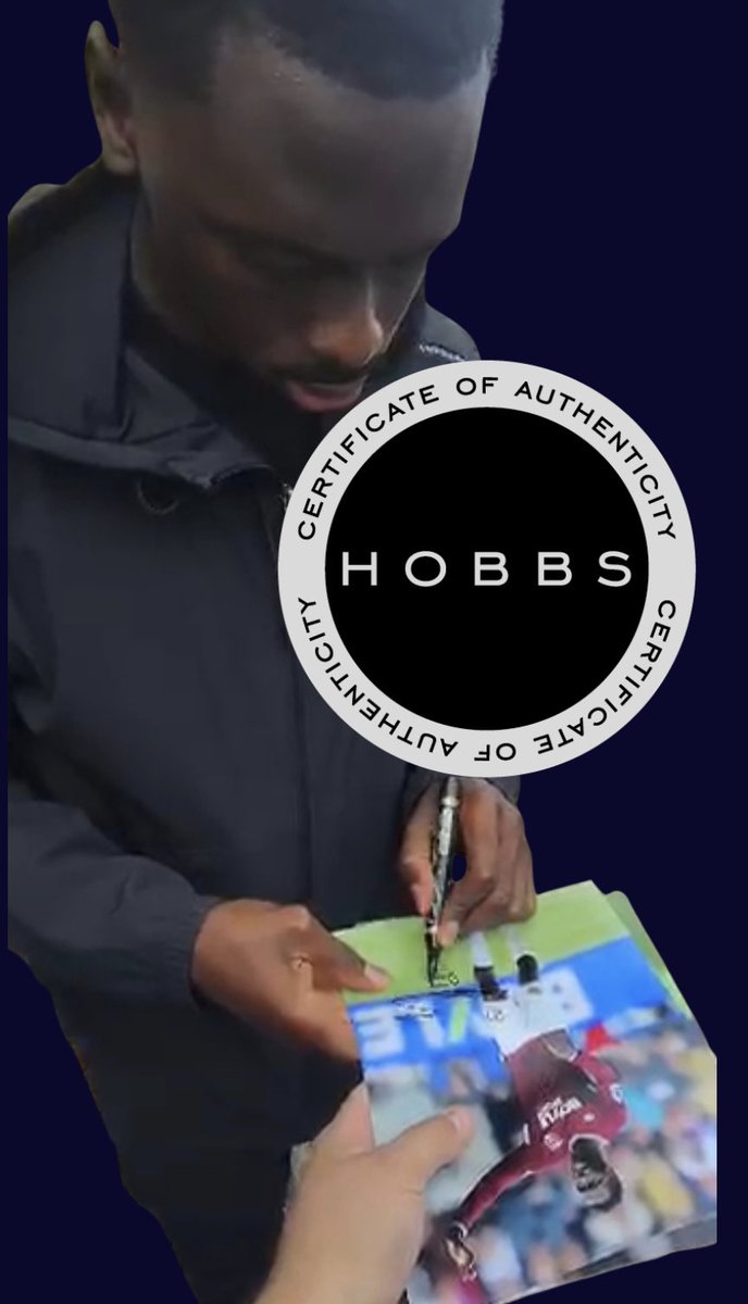 Soungoutou Magassa signed Photos available &amp; will be going LIVE on our site later. 

But as always WhatsApp me for priority access 07956215155 

Lots of new bits also being added too 👌🤝⚒️

HOBBS Memorabilia ✍🏻