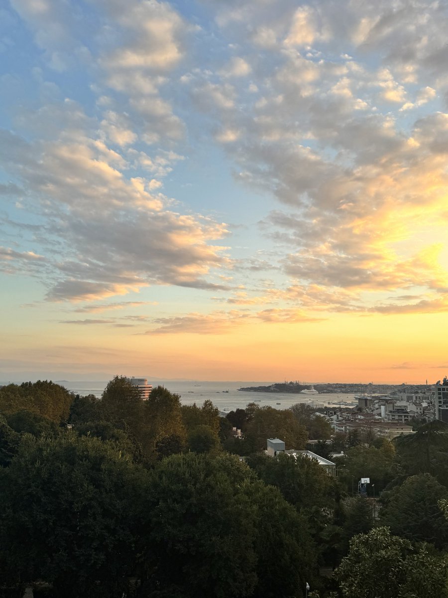 Gün batımında da çok güzel