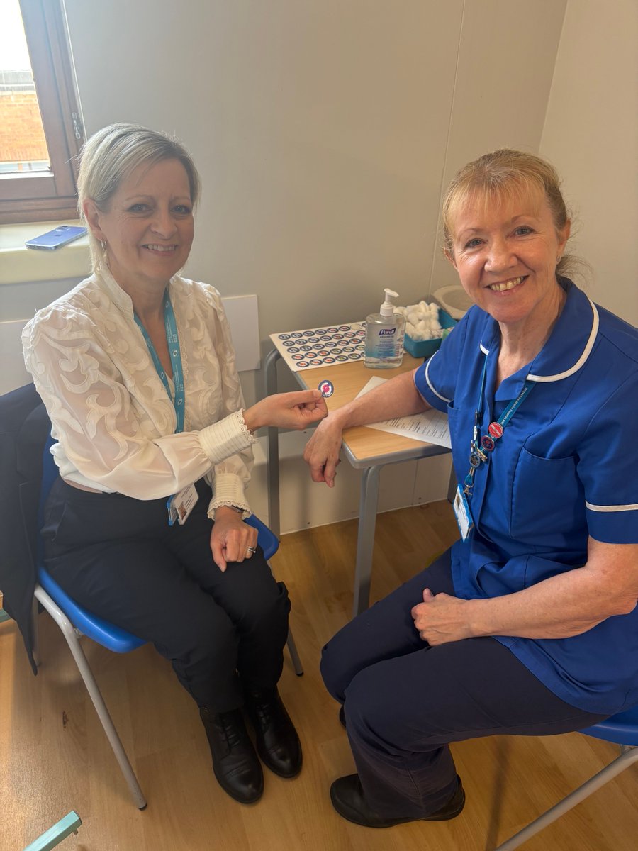 Today I met some of our vaccination colleagues and had my flu vaccination. 

We’re really pleased to offer all colleagues a free flu vaccination to help prevent sickness and support wellbeing, reduce the transmission of the virus and to help keep our patients and each other safe.