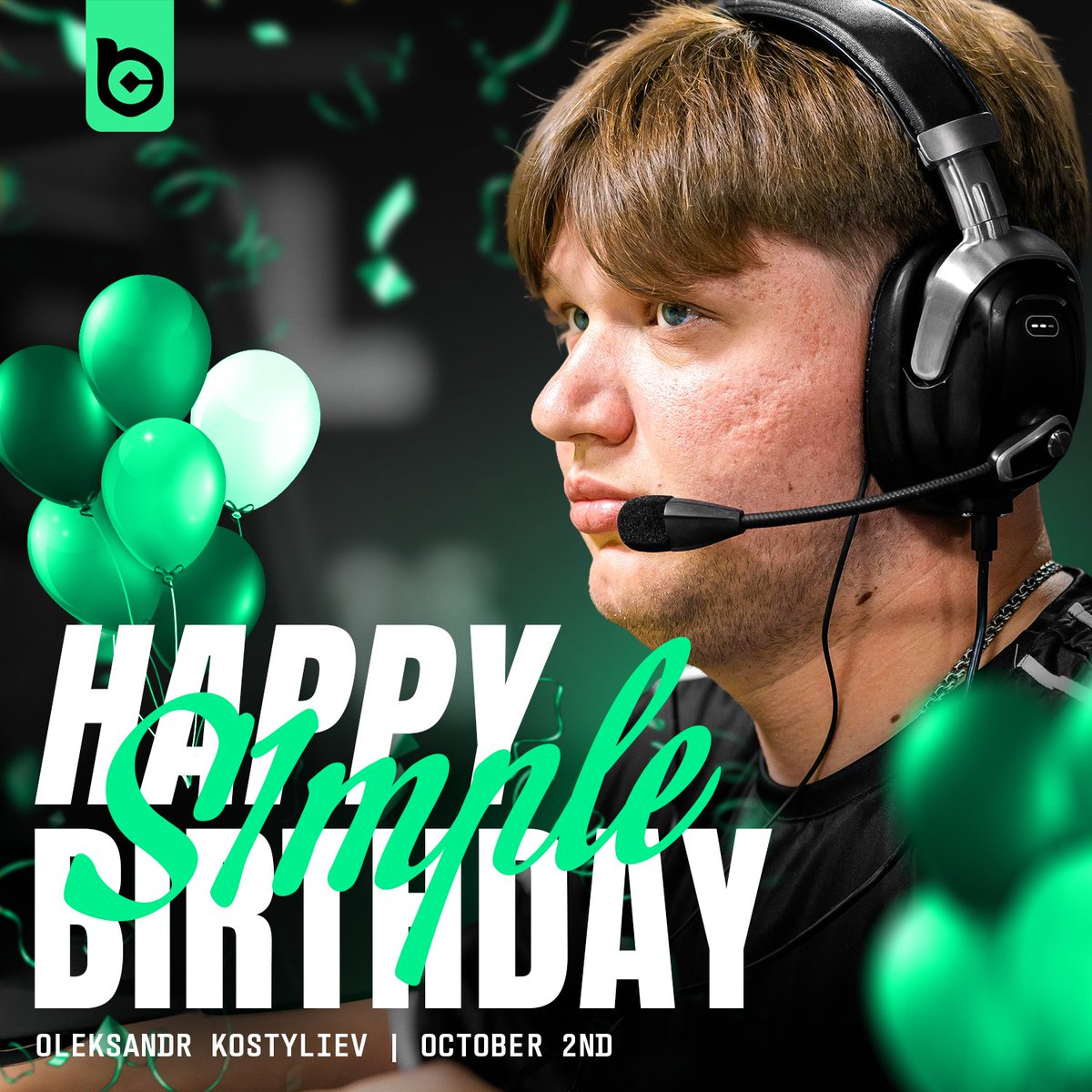 Today is his 28th birthday. 🥳
The one and only. The GOAT - <a href="/s1mpleO/">Sasha</a> 

Show him some love below! 💚