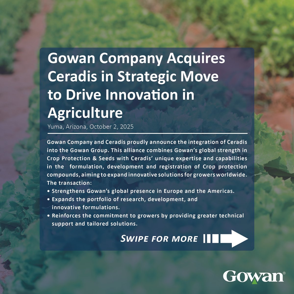 Gowan Company tweet media