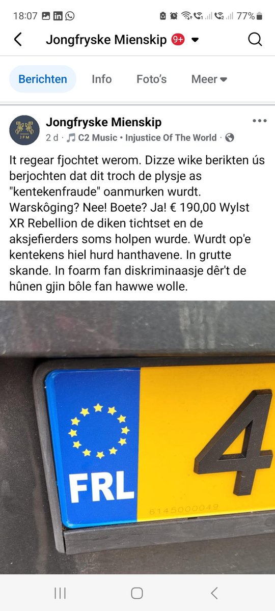 Fryske ûndernimmers wurde momenteel oeral yn Nl spesifyk fan ’e dyk helle troch <a href="/Politie/">Politie Nederland</a> fanwege dit Frl stickerke. Is Friezen profilere nij lanlik belied?