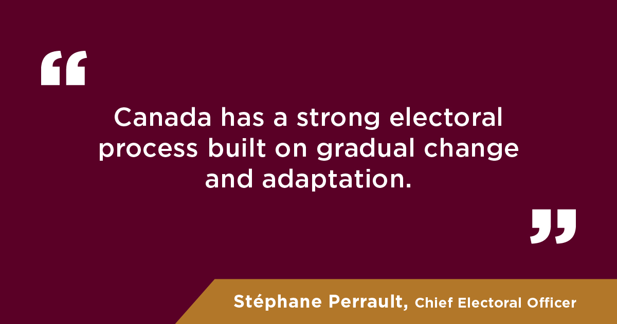 ElectionsCan_E's tweet photo. Canada’s Chief Electoral Officer, Stéphane Perrault, is appearing before the Procedure and House Affairs Committee to discuss his Report on the 45th General Election of April 28, 2025.
🎥Live stream here: 
https://t.co/JZwlnoF8bp
#CdnPoli https://t.co/FvF02xnpvT