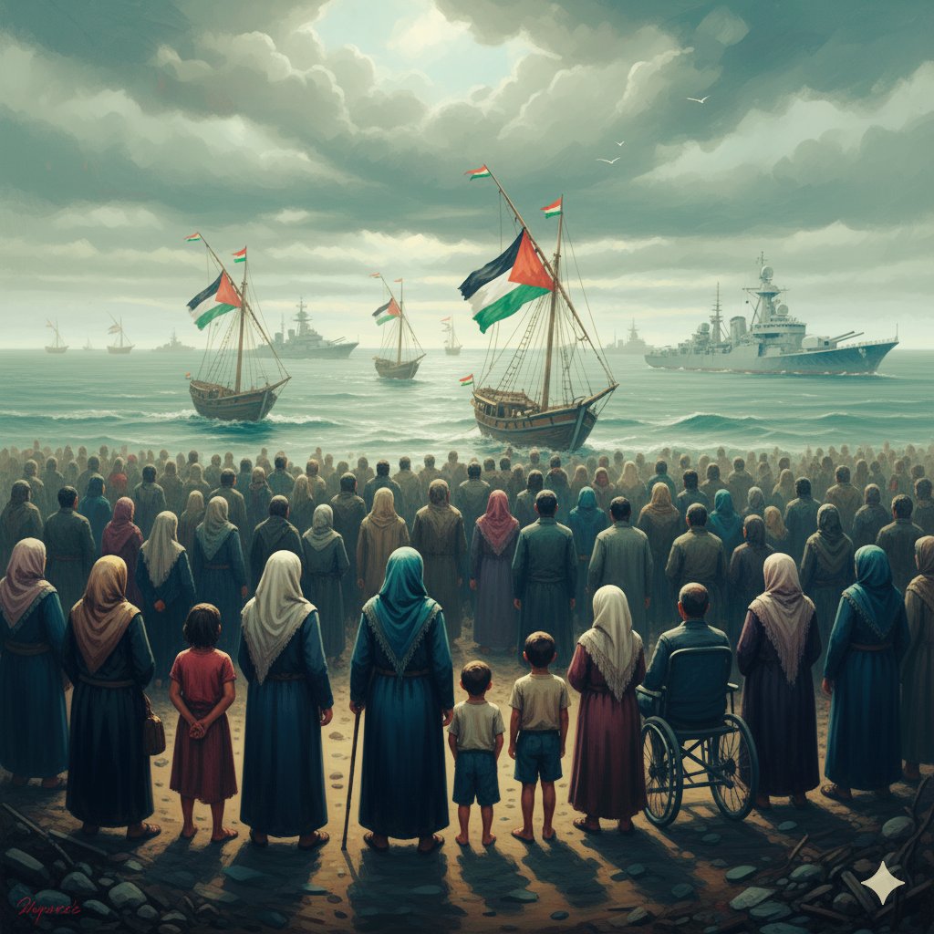 #SumudForGaza
#SumudFlotilla
#Gaza
#GazaGenocide‌
#FreePalestina
#FreeGaza 
#TeroeristIsrael