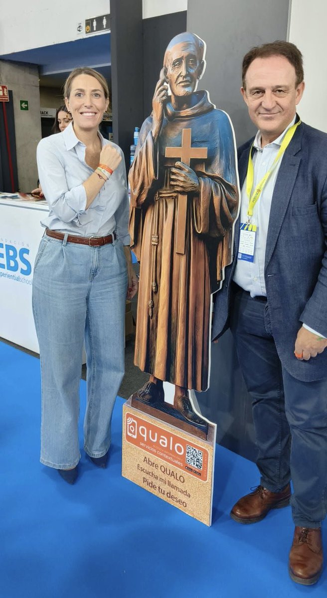 #mariaguardiola ya le ha pedido su deseo a San Pedro de Alcántara con #Qualo en #PotencialDigital