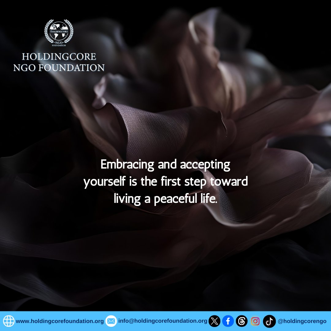 Holdingcorengo's tweet image. Drop the need for external validation and celebrate the wonderful, imperfect person you are. What's one thing you are choosing to accept about yourself tonight? 

 #SelfAcceptance #HoldingcoreEMPFoundation  #InnerPeace #EmbraceYou