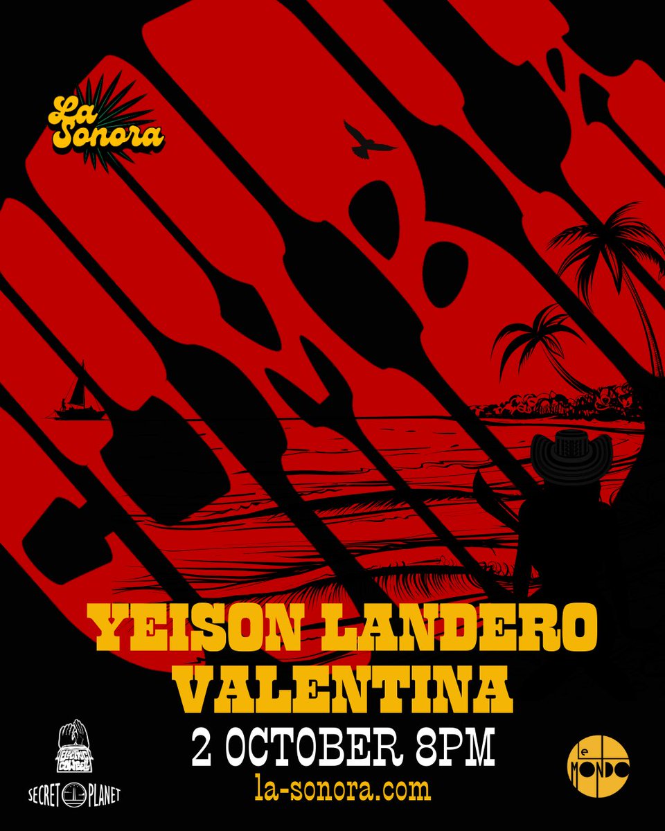 TONIGHT in Baltimore at Le Mondo! Sangre Cumbiambera: cumbia in the blood, rhythm in the bones - a night to surrender to the beat.  Welcome YEISON LANDERO, grandson of the legendary Andrés Landero, El Rey de la Cumbia, to Le Mondo! All-vinyl DJ sets from VALENTINA 💥🪇