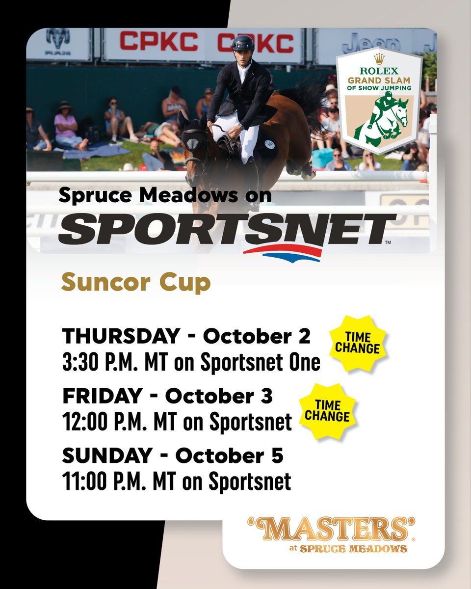 🚨 TIME CHANGE 🚨 

Please note the time change to our broadcasts due to baseball playoffs.