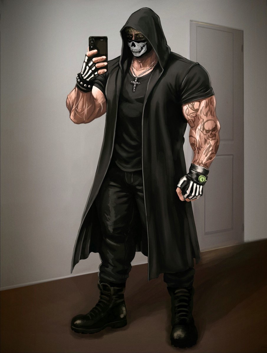 RicercaMis's tweet image. ๐คณ๐ป๐:What do you think, Johnny?! ๐คจ
๐คณ๐ป๐งผ:You're perfect!! ๐
Simon in his Goth outfit ready to reach Johnny๐ฅฐ๐๐งผ
#Ghoap #soapghost #GhostSoap