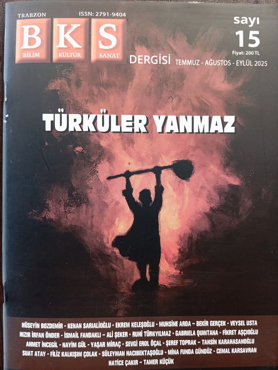 📢 BKS Dergi'nin 15. sayısı yayınlandı!