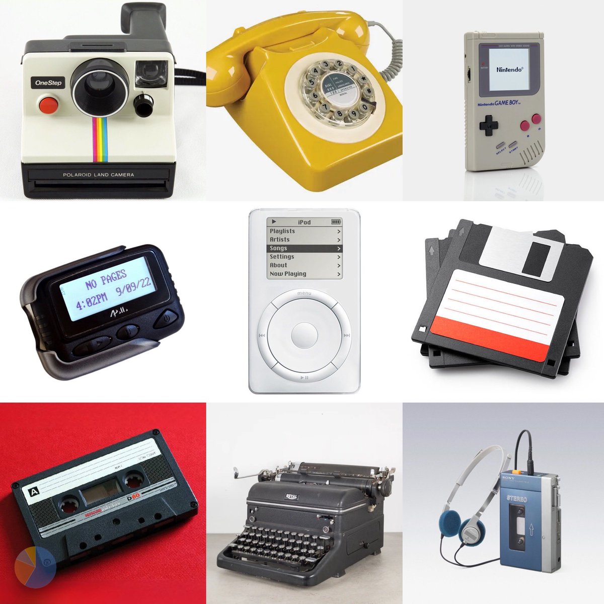 If you had the power to bring back one gadget from the past to the market, which one would you choose?

Polaroid camera
The home phone
Gameboy
Pager
Apple iPod
Floppy disk 
Cassette tape
Typewriter 
Sony Walkman