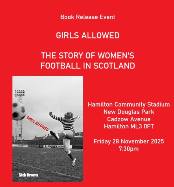 Emma Black...

9 times league champion
12 cup winners medals
42 Scotland international caps
BBC TV pundit

Come and see Emma at the Girls Allowed book event at New Douglas Park, Hamilton

Interview and audience Q&amp;A

Tickets available here...
ticketsource.co.uk/girlsallowed/g…

<a href="/emsblack15/">Emma Black</a>