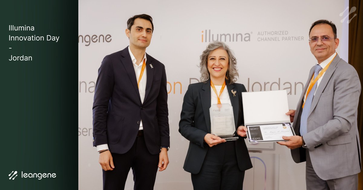 LeanGene_jo's tweet photo. We proudly hosted @illumina Innovation Day – Jordan. A day of knowledge, innovation &amp; collaboration, featuring the launch of the MiSeq i100 Series 🚀 Empowering labs with scalable, cost-effective #NGS solutions.
Thanks to all who joined us!
#MiSeqi100 #Genomics #InnovationDay https://t.co/fI7LOfjyKq