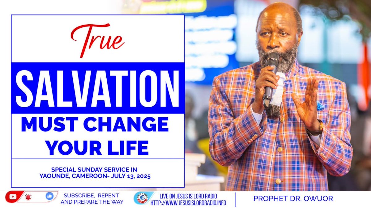 RepentKSMO's tweet image. Your life should change completely after receiving Salvation.

#EndTimePower