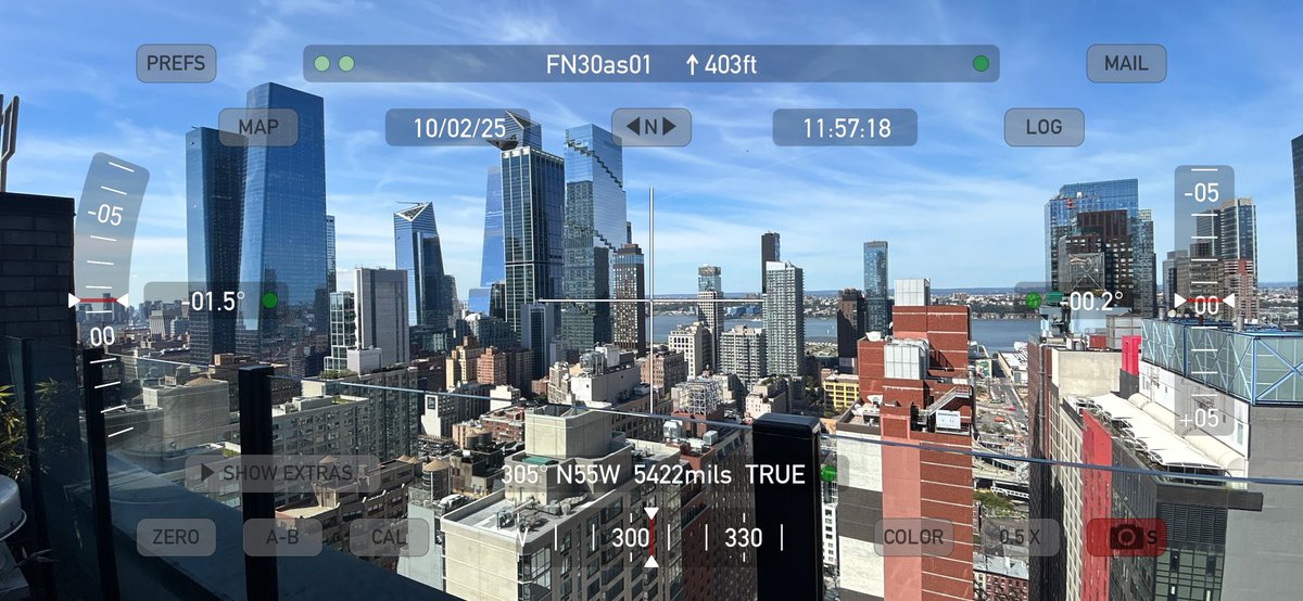 First work trip in a long while and managed to squeeze in an ISS pass from atop the hotel in NYC (FN30). Managed to squeak out 3 QSOs!