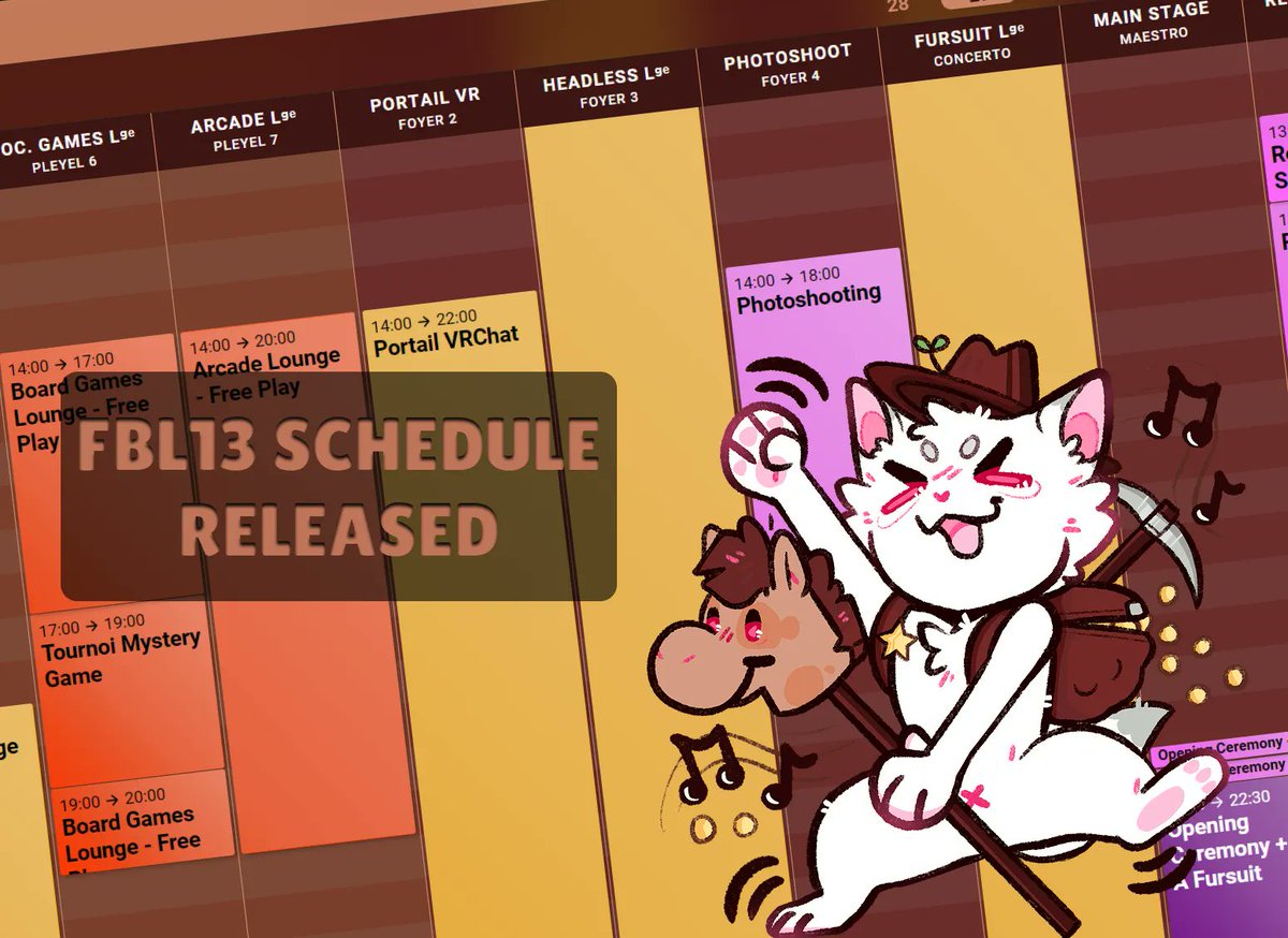 ⛏️ The #FBL13 schedule is live!

Panels, activities, tournaments, parties and more… your treasure map is ready ✨

Check it out here: fblacklight.org/en/activities/…

We can’t wait to watch you strike gold in just a few weeks! 💜

Art by <a href="/Pixibaka/">BAKA 🌱</a> 🎨