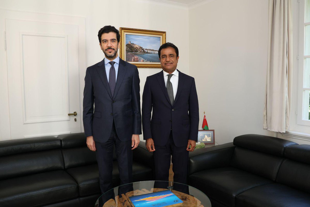 L’Ambassadeur Abdulrahman Aldawood a effectué une visite de courtoisie à S.Exc l’Ambassadeur Mahmood Bin Hamed Al Hasani, Ambassadeur du Sultanat d’Oman auprès de la Confédération suisse.