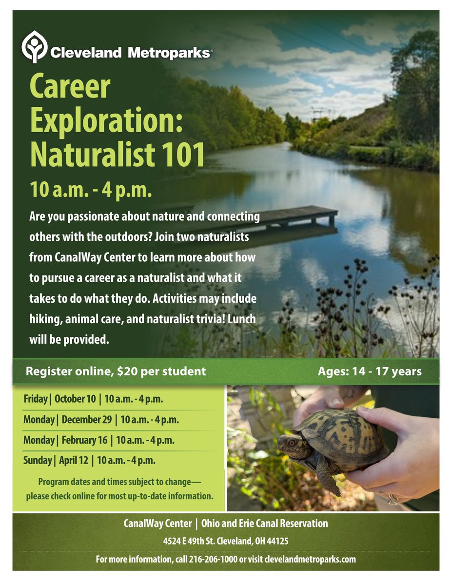 Great opportunity for both personal growth, but could also be used as a Career Shadowing Experience!