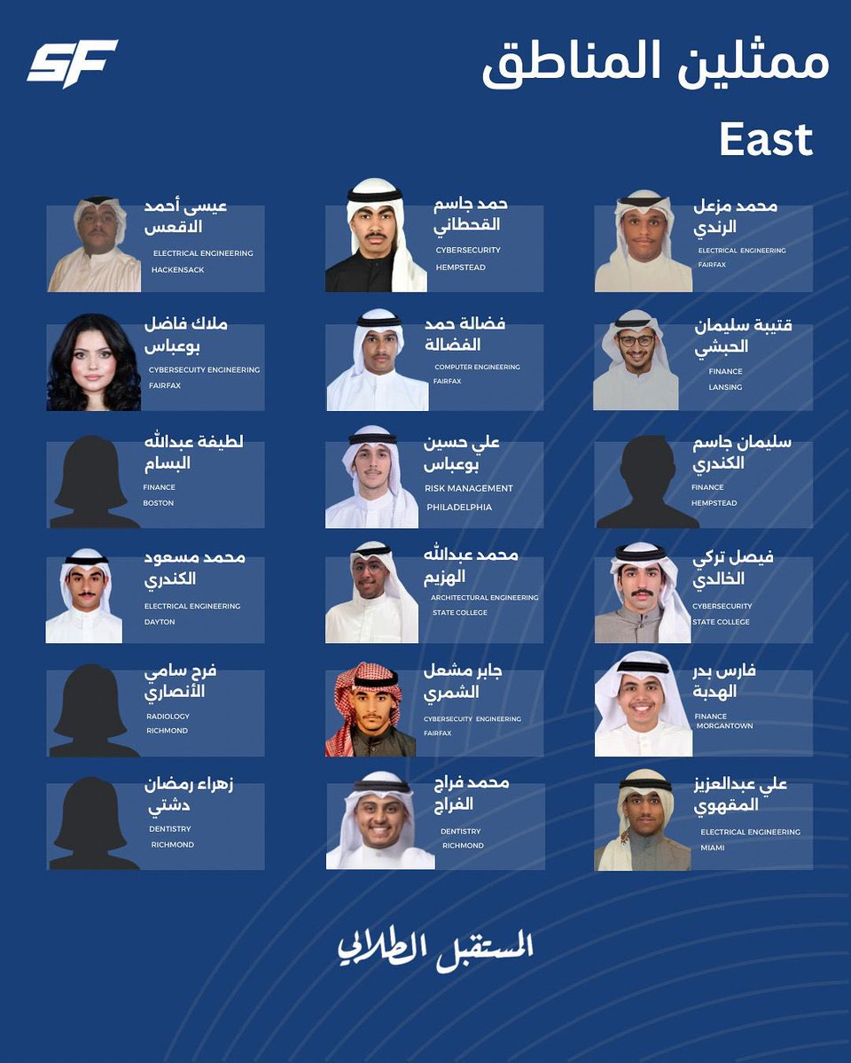 Q8SFUSA's tweet photo. ممثلين المناطق ٢٠٢٥🔵

#Q8SFUSA
#Q8SFUSA25 https://t.co/j68ccN4ccX