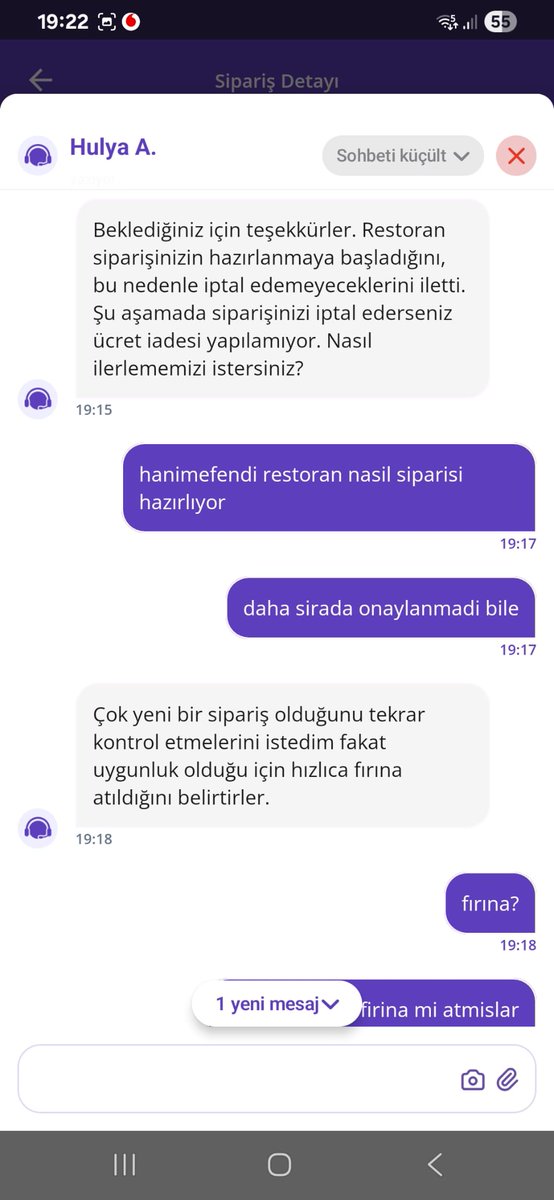 smhucak's tweet photo. buyrun görsel sadece siparişi iptal etmenizi rica ettim düştüğünüz duruma bakın yazık gerçekten. https://t.co/hWENwUuboj