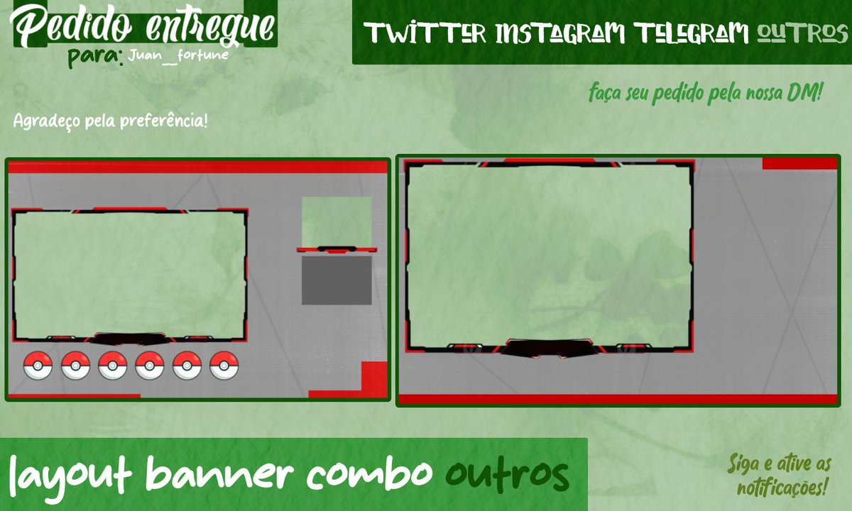 MALLYDESIGNS_'s tweet photo. 🍀 • Pedido entregue! 

🐸 = Design feito para @Juan__fortune

💚 — Agradeço pela sua confiança no nosso trabalho e que tenha gostado! 🤍

🦚 Curtiu? Venha fazer o seu orçamento na dm, pedidos pagos abertos a qualquer momento!😊 https://t.co/kSdr3S7vsc