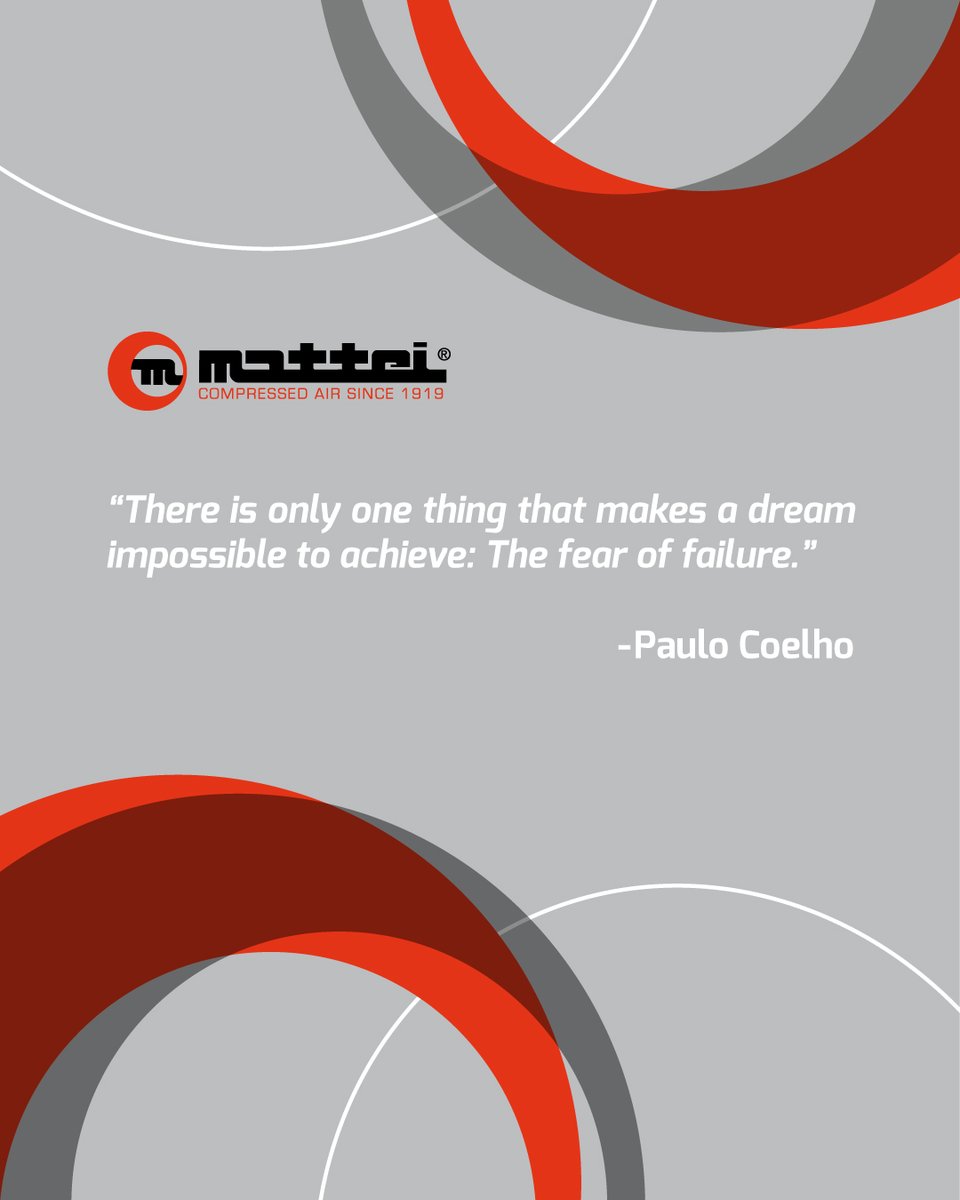 We've never viewed challenges as risks. They are opportunities to innovate! To evolve! To push beyond the limits.
Ambition is what drives us, not fear.

#paolocoelho #matteigroup