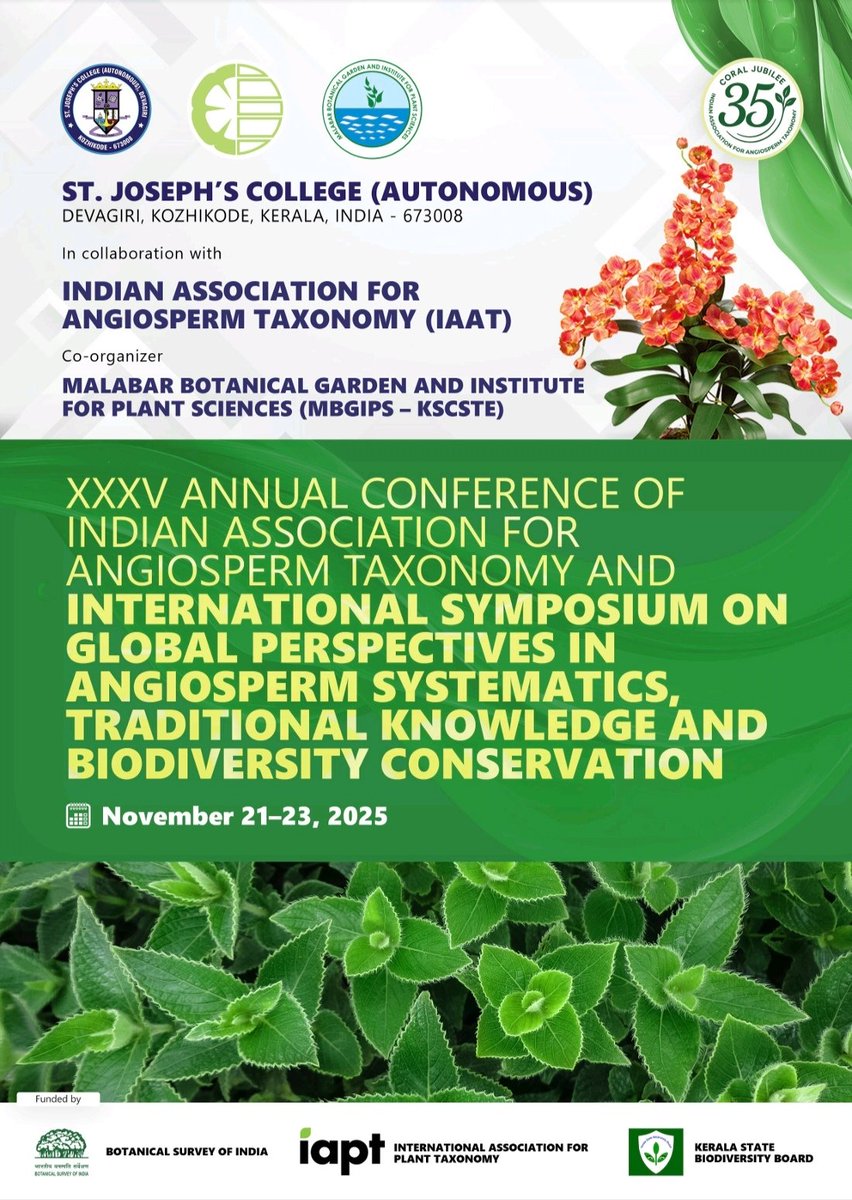 Indian Association for Angiosperm Taxonomy tweet media