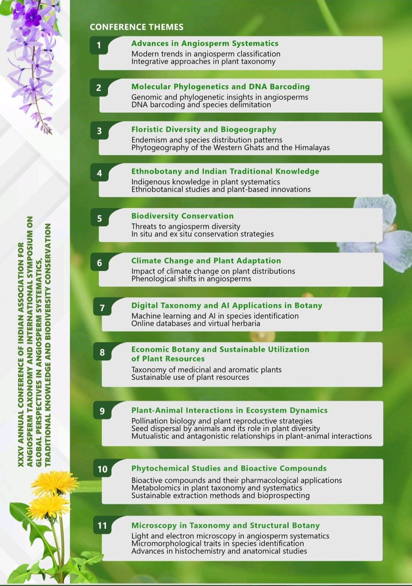 Indian Association for Angiosperm Taxonomy tweet media