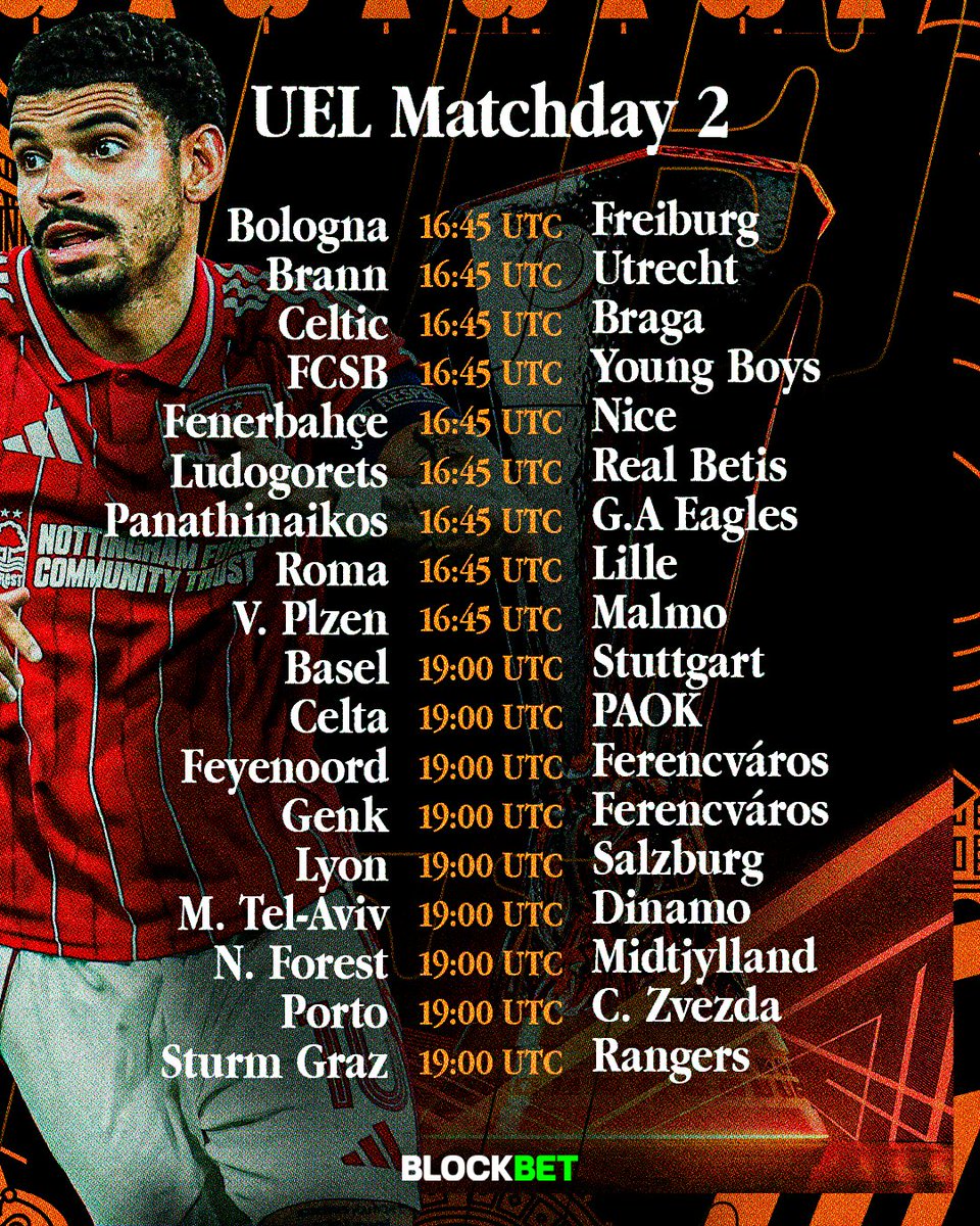 Time for a last minute 18 leg parlay. 🫡

UEFA Europa League Matchday 2 is here! 18 games across Europe, kicking off in 15 minutes. ⏰

Let's get it. 🫰