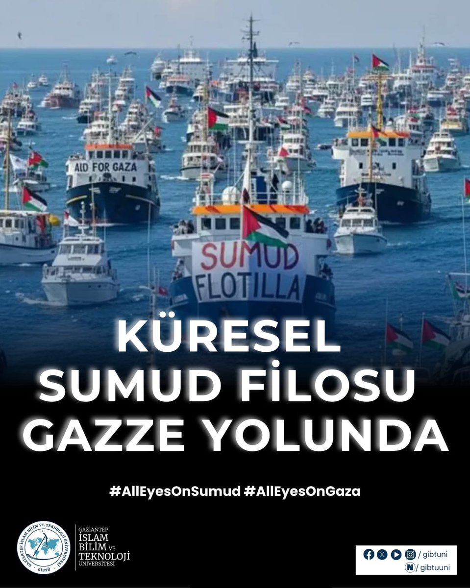 Sumud filosundan dönen herkese gazi unvanı Verilmeli.
Çünkü onlar hepimizin adına gittiler.
Dönmek için gitmediler.
Tüm riskleri biliyorlardı.
Helalleşip gittiler.
Ölümü göze aldılar.
Onlar tüm dünyanın vicdanının sesi oldular.
Umarım gayretleri cihattan sayılır,
Niyetleri halis
