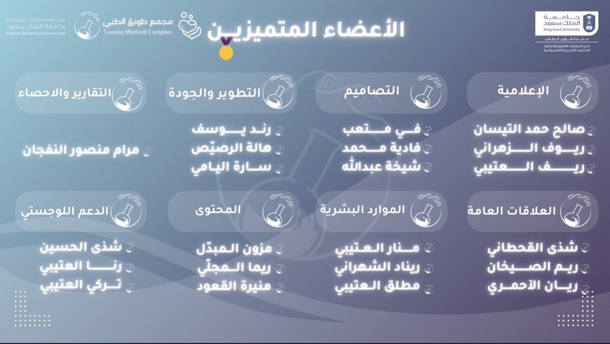 نادي علوم المختبرات الإكلينيكية 🔬 tweet media
