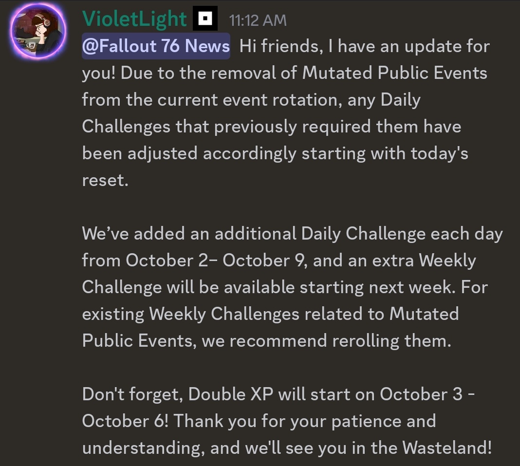 Bring on the Double XP 🥳