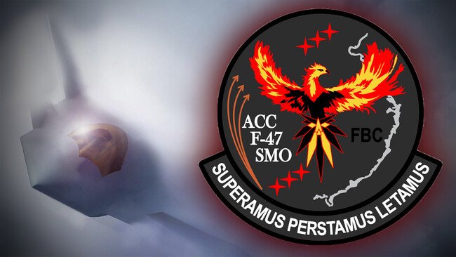 TRUFAULT's tweet photo. El #F47 no solo ha de ser el caza más avanzado del planeta y 🇺🇸, sinó que la insignia filtrada al público y creada en la sede en la que se desarrolla el avión de 6ª generación, revela cuál será su "Zona Objetivo": #China.
🇺🇸🇨🇳
#futuro #EEUU #6gen #war #News #technology #news https://t.co/nC1BQYJ6yB