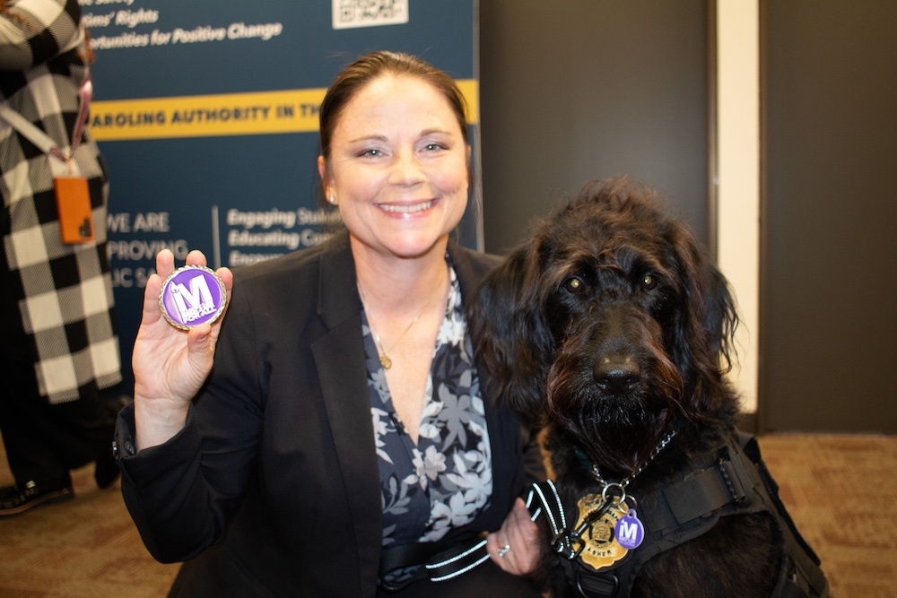 MarsysLawforNH's tweet photo. 🐾 TODAY at 1 PM ET — Grab a seat for the newest episode of our ongoing series titled "Why We Do What We Do!" We will sit down with Mandy Kimner &amp; her partner K-9 Asher, who are supporting crime victims in the state of Georgia. 

💜 Watch here: https://t.co/Exa210cIVW https://t.co/a0MX1ffW54