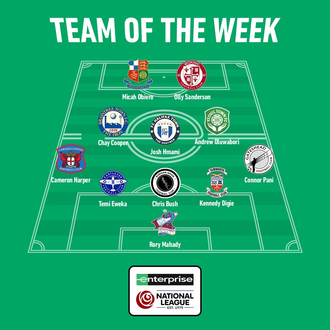 We’ve got some team news to deliver! 🥳

Here are the stand-out stars from the midweek Enterprise National League games 💫