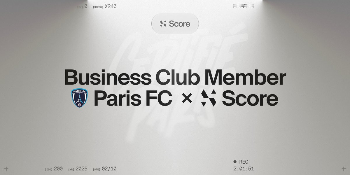 Score x Paris FC

We’re now members of Paris FC’s Business Club, inside the presidential box. 
Building Score at the center of a real circle of influence, alongside heavy hitters like LVMH and Red Bull.

Game on.